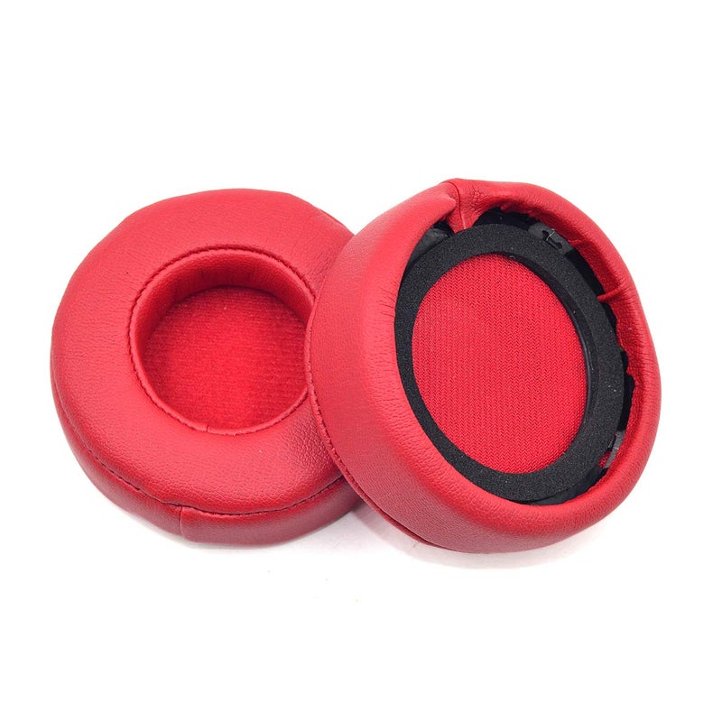 GGZZ Replacement Mixr Earpads Ear Pad Cushion Cover Ear Cups Repair Parts Compatible with Mixr On-Ear Headphones (Red) - Image 1